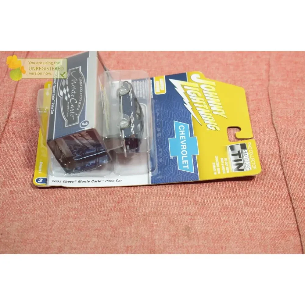 Johnny Lightning 2003 Chevy Monte Carlo Pace Car Superior Blue Die-cast